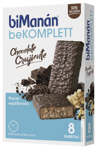 BeKomplett Crunchy Chocolate Bars 8 Units