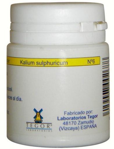 Kalium sulphate of potassium d6 tegorsal Nº6