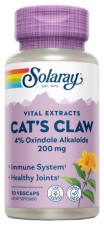 Cat&#39;s Claw 200 mg 30 Vegetable Capsules