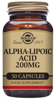 Alpha Lipoic Acid 200 mg 50 Vegetable Capsules