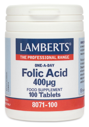 Folic Acid 400 mcg Small Easy to Swallow tabs