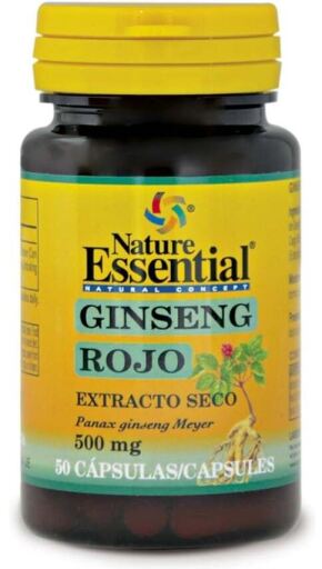 Red Ginseng 500 Mg. 5O Capsules