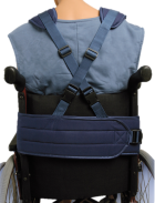 Abdominal vest with straps