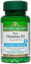 Vitamin D3 25 Mcg 1000 IU 100 Tablets