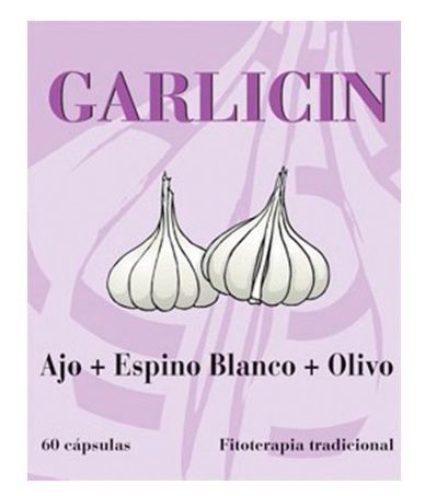 Garlicin Garlic + Hawthorn + Olivo 60cap.