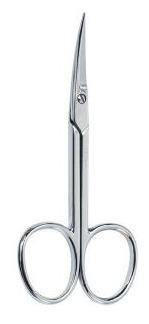 Chrome Curved Skin Manicure Scissors