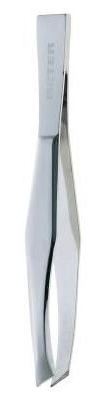 Chrome Oblique Tip Depilation Tweezers