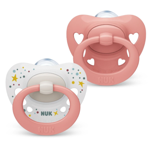 Classic Signature Silicone Pacifier 0-6m 2 units