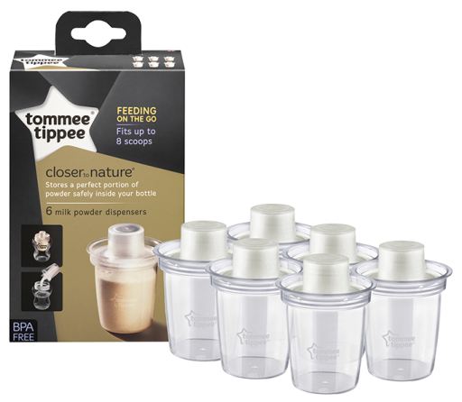 Set 6 Milk Powder Dispensers