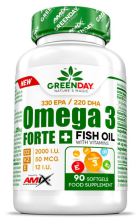 Greenday® Provegan Omega 3 Forte+ 90 capsules