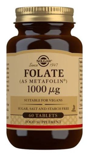 Folate 1000 mcg 60 tabs