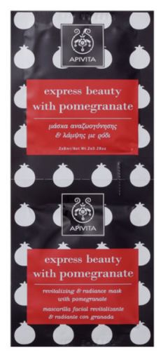 Pomegranate Glow Revitalizing Mask 2x8 ml