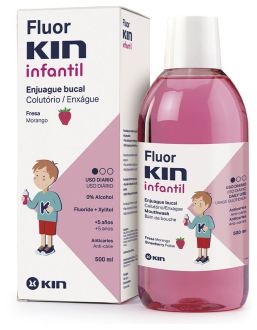 Fluorkin Children&#39;s Mouthwash Anticaries Strawberry 500 ml