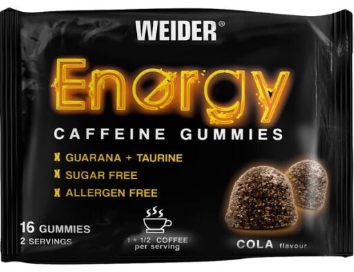 Energy Caffeine Cola 16 Gummies