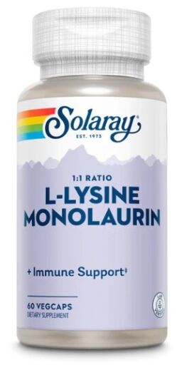 L-Lysine &amp; Monolaurin 60 Capsules