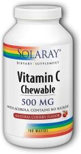 Vitamin C 500 mg Cherry 100 Chewable Tablets