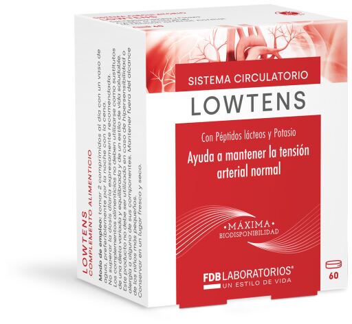 Lowtens Lactic Peptides 60 Tablets