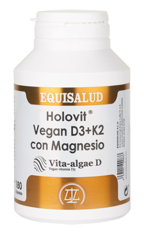 Holovit Vegan D3+K2 With Magnesium 180 Capsules