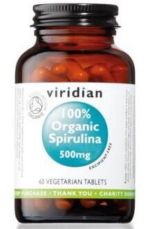 Spirulina 100 Organic 500Mg 60 Tablets