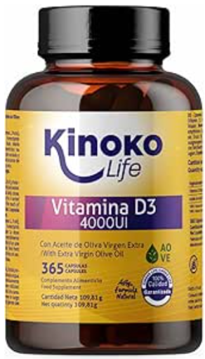 Vitamin D3 4000 IU 365 Capsules